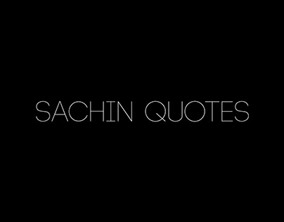 sachin quotes poster