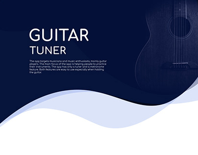 Guitar Tuner App UI