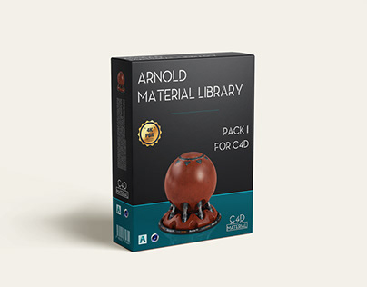 Arnold material library for C4D - C4DToA Pack 1