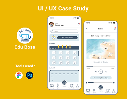 UI UX casestudy - Online learning App