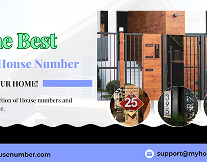 Get the Best Custom House Number Signs For Your Home!