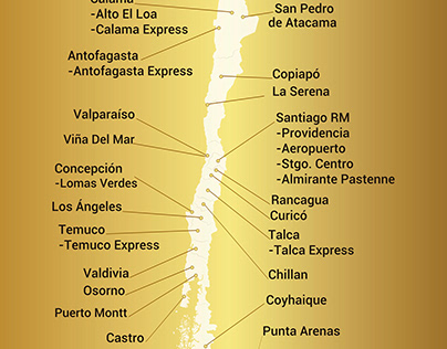 Mapa de chile Hotel diego de almagro