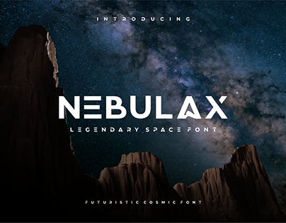 NEBULAX - futuristic modern font