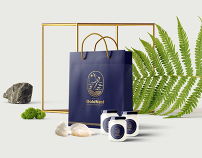 GoldNest | Bird's Nest | Brand Design