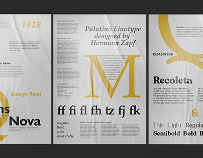 Typography Posters | Typefaces | Infographics