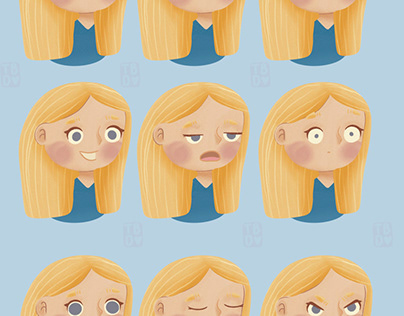 Expression Practice- Blonde girl