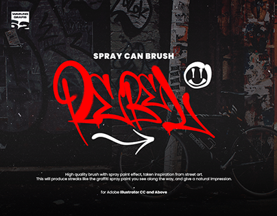 Spray Can Brush for Illustrator