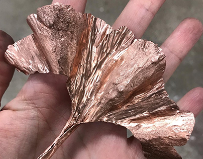 Copper Ginkgo Leaf