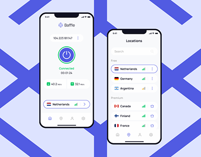 Baffle | VPN-App concept