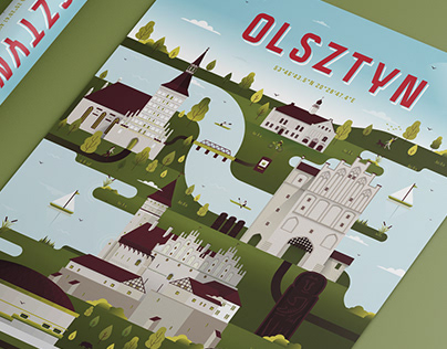 OLSZTYN - City Map Poster