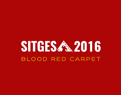 Cartela "Blood Red Carpet" - Festival de Sitges 2016