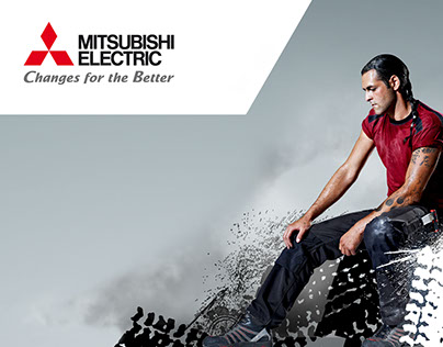 Corporate Anzeigekonzept für Mitsubishi Electric