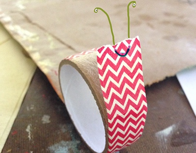 paper tape snail