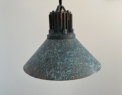 Industrial style lamp shade