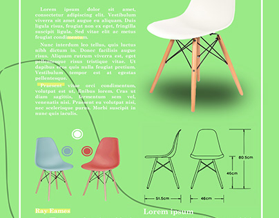 DSW chair product poster