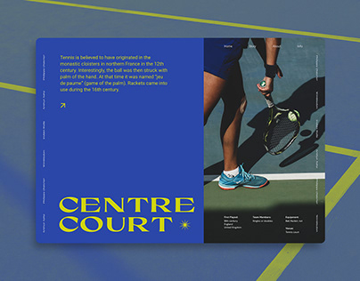 Centre Court Landing Page Mockup