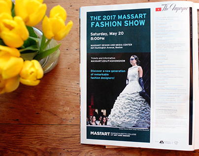 MassArt 2017 Fashion Show Advertisments