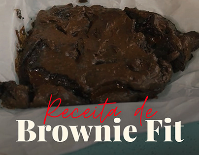Receita Brownie Fit
