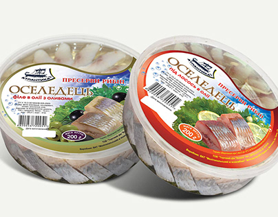 Label design for salted herring
