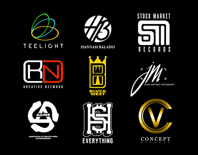 Logo Set 2 - Lettermarks/abstract/emblem