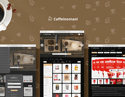 Caffeinomani Website ( Coffee Ecommerce website)