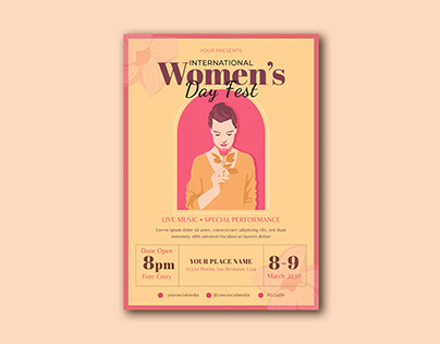 International Women’s Day Seminar Poster