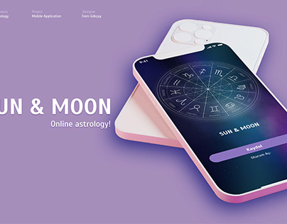 SUN & MOON - UX/UI Mobile App Figma Project Case Study