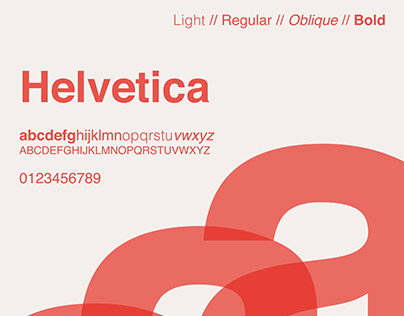 Espécime tipográfico - Helvetica