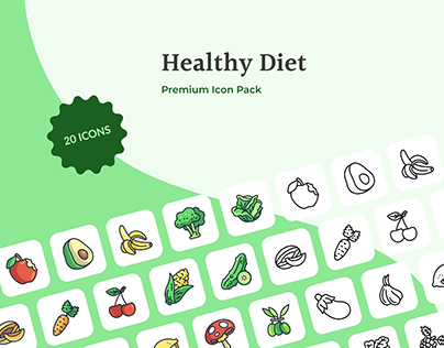 Healthy Diet - Icon Pack