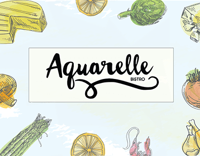 Aquarelle Bistro | Graphic Design