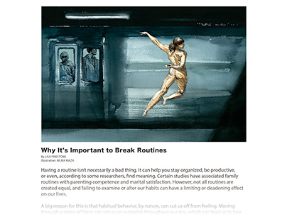 Why It’s Important to Break Routines