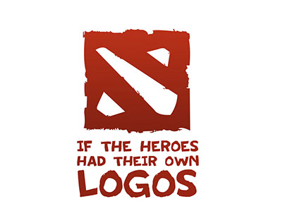 If the heroes had their own logos [DotA2]