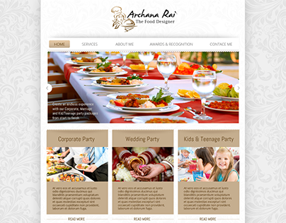 Archana Rai Website Design