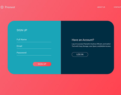 Daily UI Challenge - 001 - Sign Up