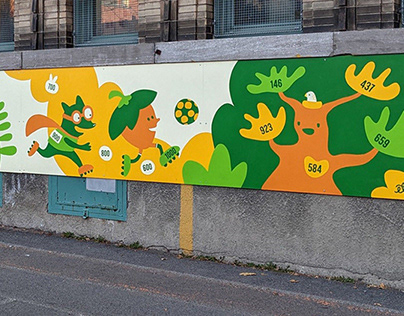 Murale – École La Petite-Patrie, Montréal