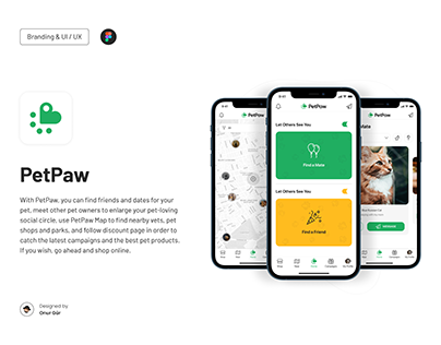 PetPaw - Branding & UI/UX
