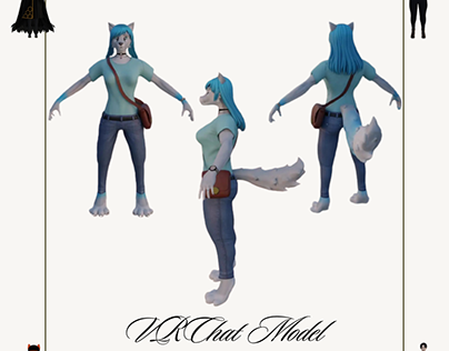 Female furry for VRChat