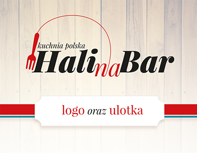HalinaBar - logo oraz ulotka