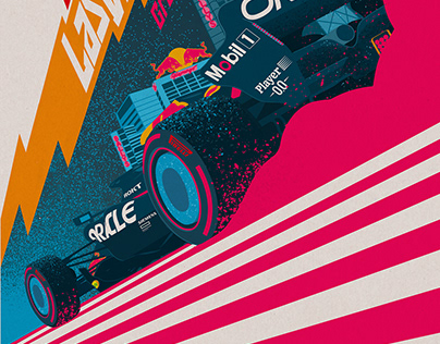 Las Vegas F1 Poster