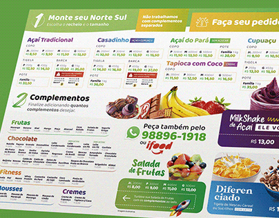 Menu - Açaí & Natural Food Store
