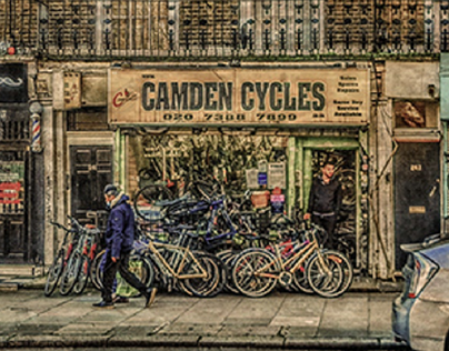 Camden, London: "Bike shop"