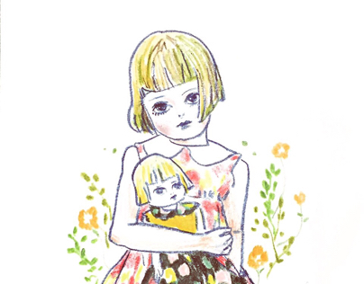 A little girl