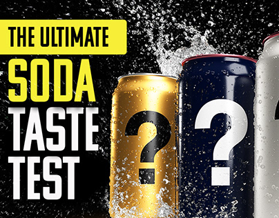 YouTube Thumbnail: The Ultimate Soda Taste Test