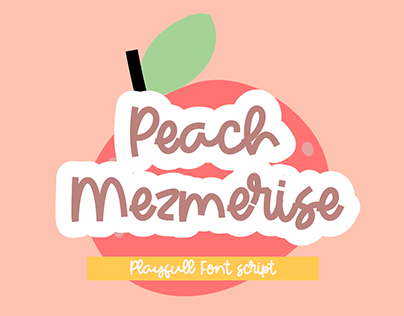 Peach Mezmerise Font Script