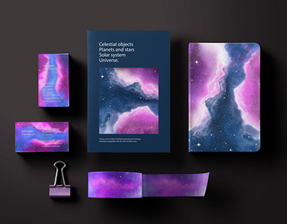 Cosmic art | Galaxy universe space theme illustrations