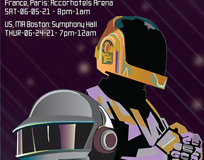 Daft Punk Event Poster: Epilogue