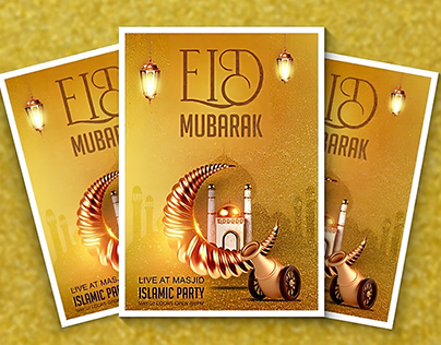 Eid Mubarak Poster Design