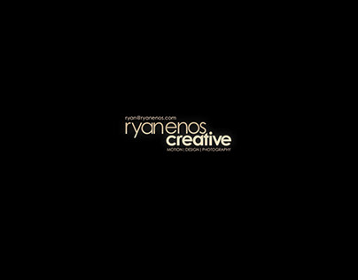 Ryan Enos Creative Reel 2019