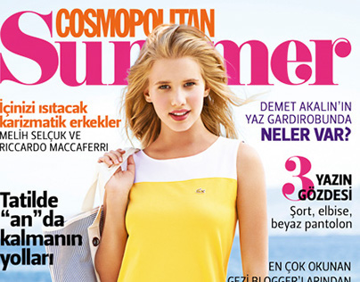 "summer time" fashion story for cosmopolitan summer