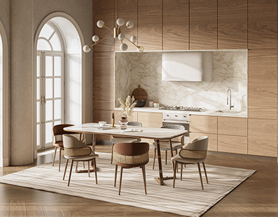 -AE- Kitchen Living Room Design